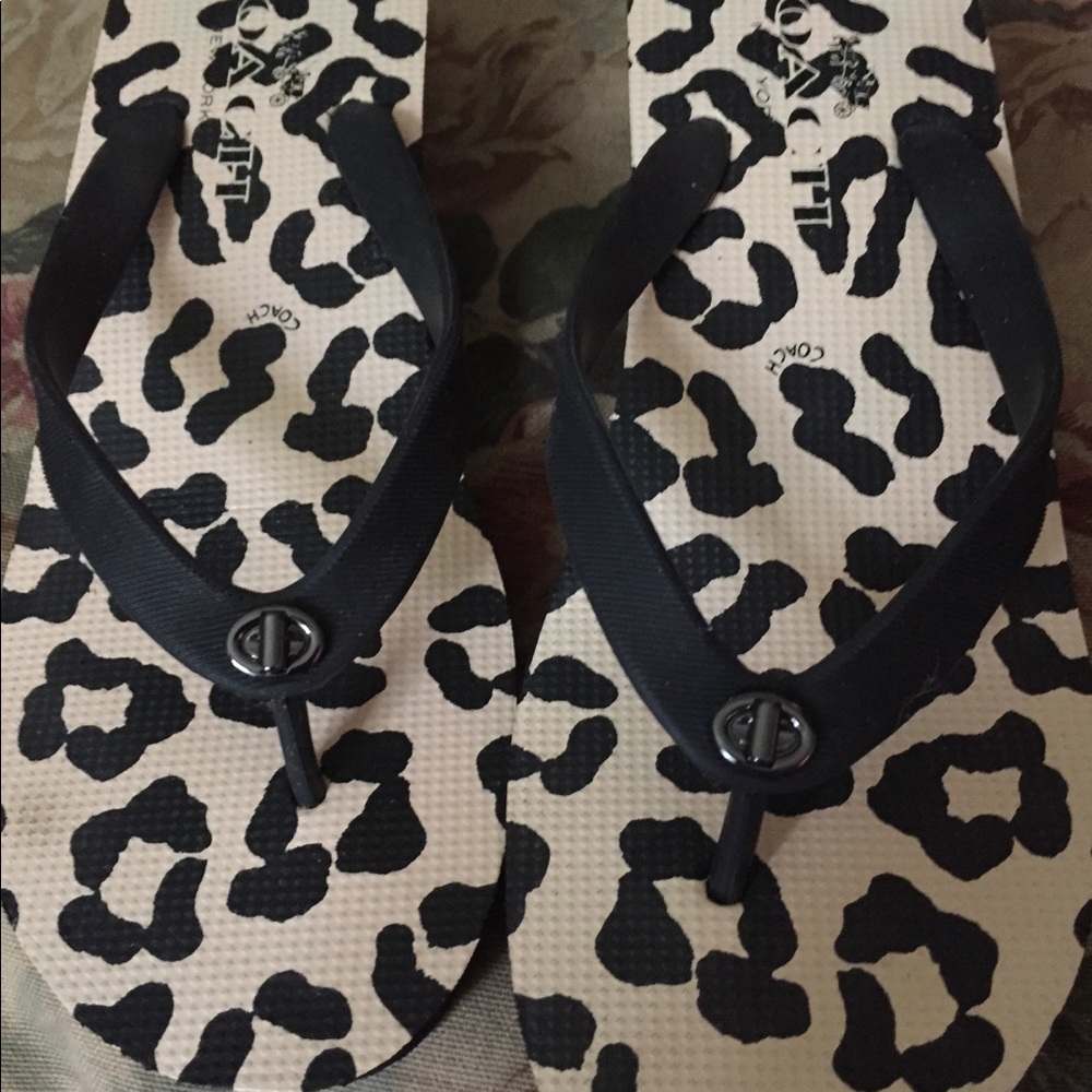 Coach wedge Flip Flops